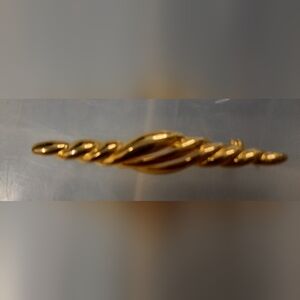 Elegant Gold-Tone Twisted Bracelet